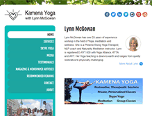 Tablet Screenshot of kamenayoga.com